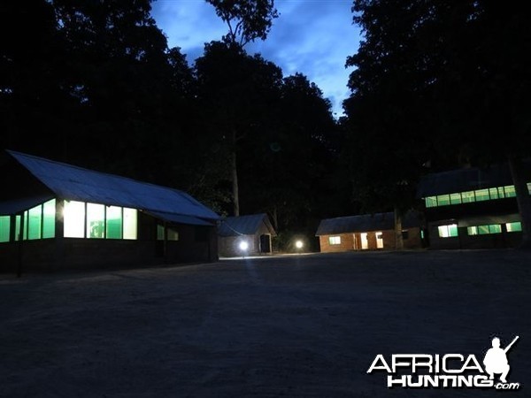 Hunting camp in Congo