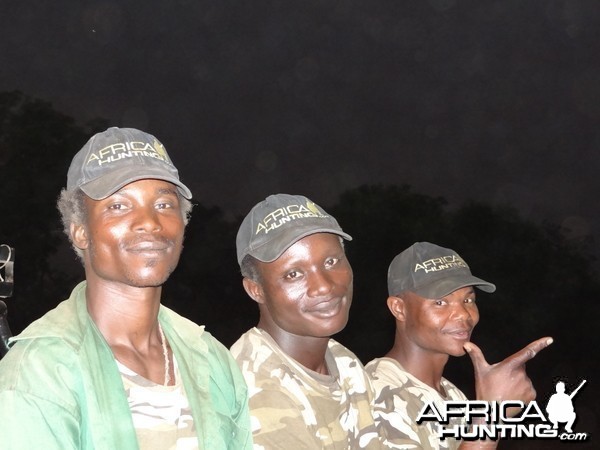 The team wearing AH Caps in CAR