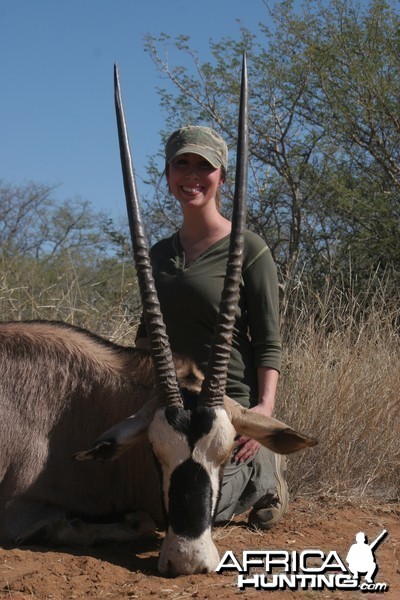 Gemsbok hunted w/ Motshwere Safaris