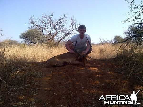 25 inch rowland ward impala taken with crossbow