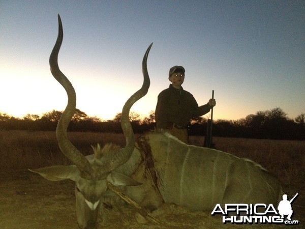 My son's Kudu.  53&quot;