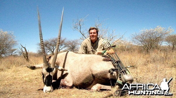 Gemsbok hunted with Ozondjahe Hunting Safaris in Namibia