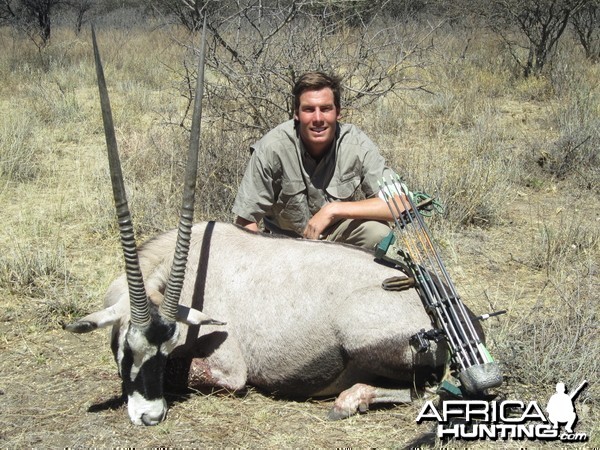 Gemsbok hunted with Ozondjahe Hunting Safaris in Namibia