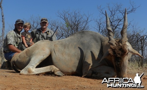 Eland bull hunted by Janus Smit