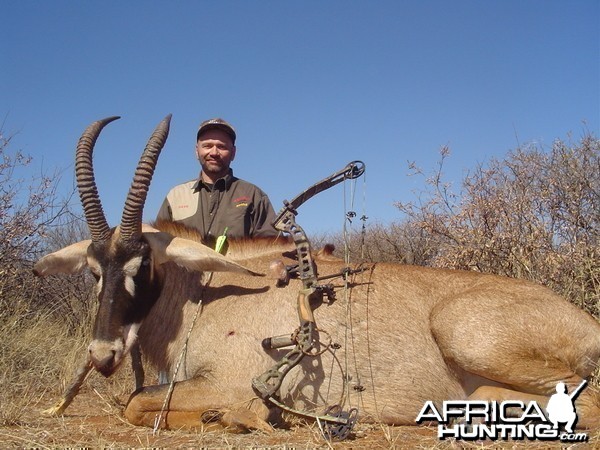 Roan with bow, taken with Warthog Safaris