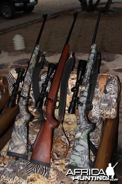 Hunting rifles