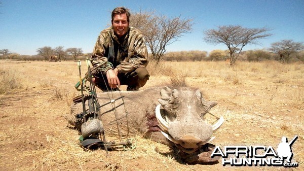 Bowhunting Warthog in Namibia