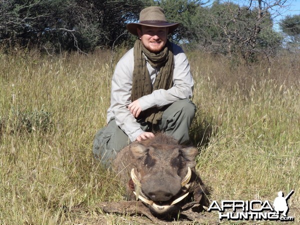 Hunting Warthog in Namibia