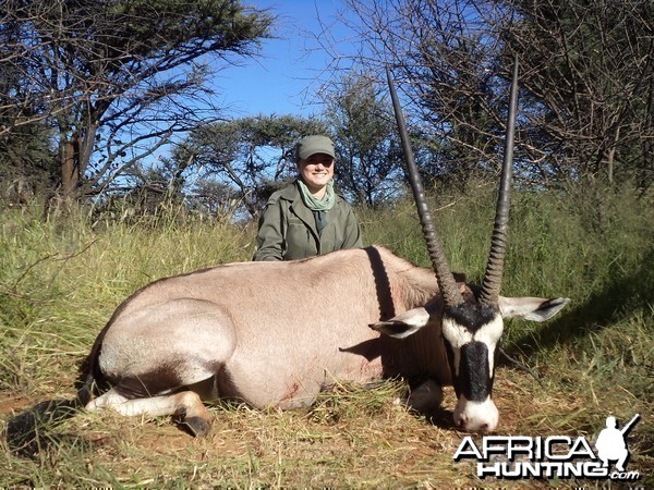 Hunting Gemsbok in Namibia