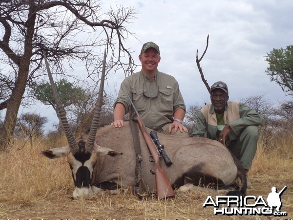 Hunting Gemsbok in Namibia