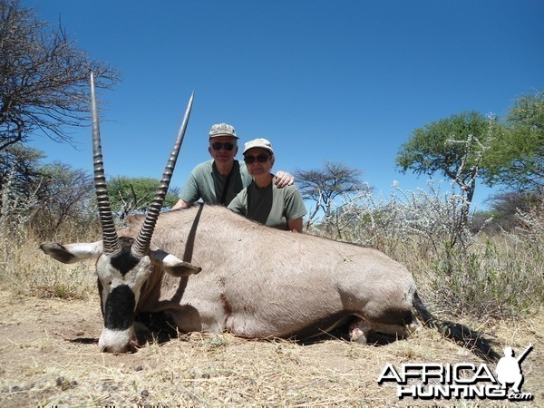 Hunting Gemsbok in Namibia