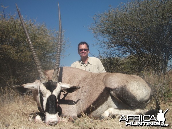 Hunting Gemsbok in Namibia