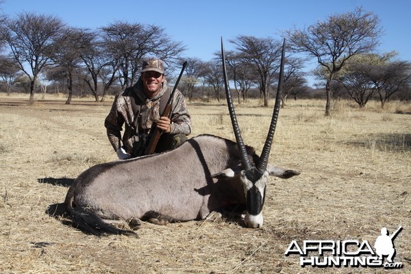 Hunting Gemsbok in Namibia