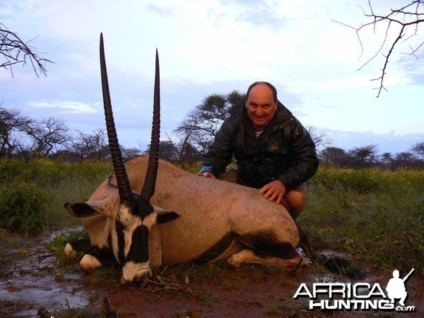 Hunting Gemsbok in Namibia