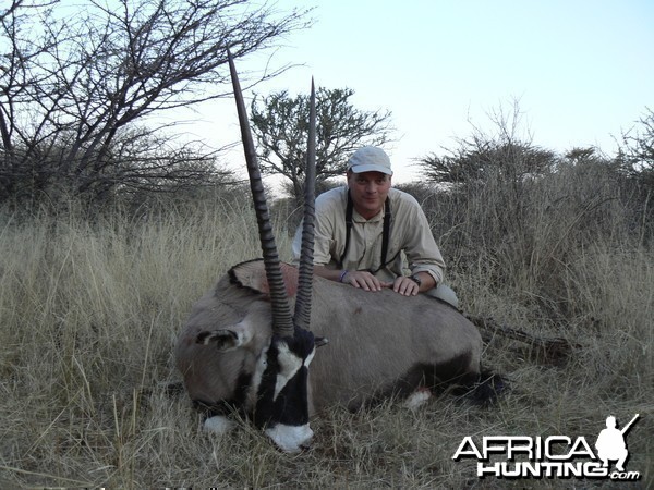 Hunting Gemsbok in Namibia