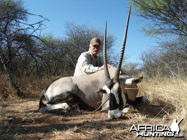 Hunting Gemsbok in Namibia