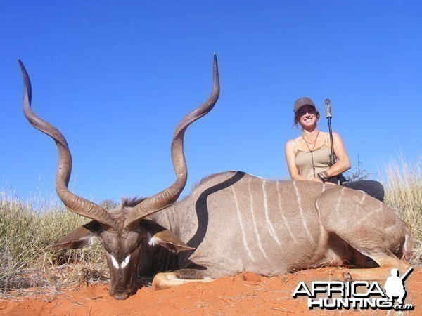 Kudu hunted with Wintershoek Johnny Vivier Safaris