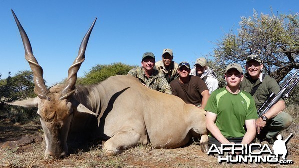 Eland hunted with Wintershoek Johnny Vivier Safaris