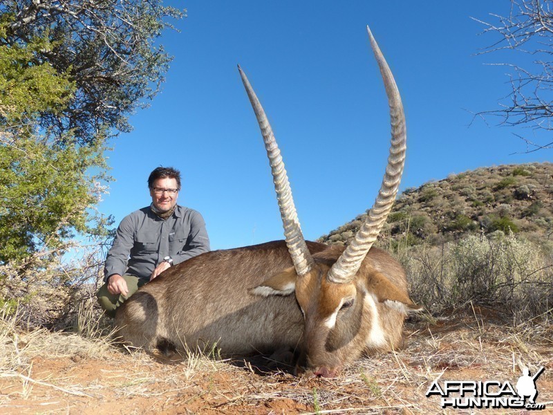 Waterbuck hunted with Wintershoek Johnny Vivier Safaris