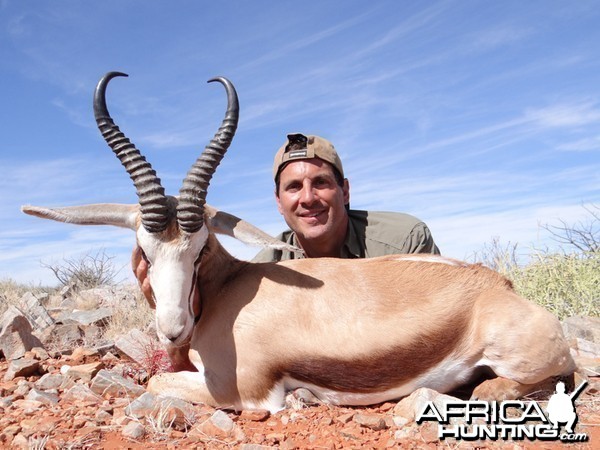 Springbok hunted with Wintershoek Johnny Vivier Safaris