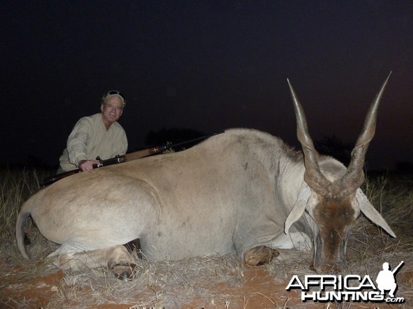 Eland hunted with Wintershoek Johnny Vivier Safaris