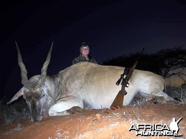 Eland hunted with Wintershoek Johnny Vivier Safaris