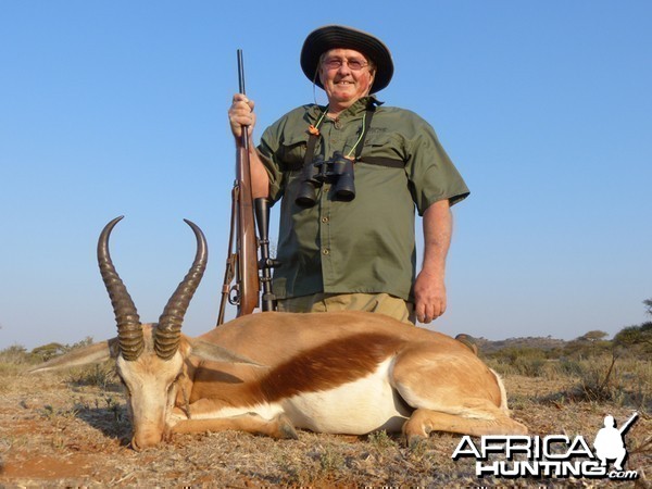 Springbok hunted with Wintershoek Johnny Vivier Safaris