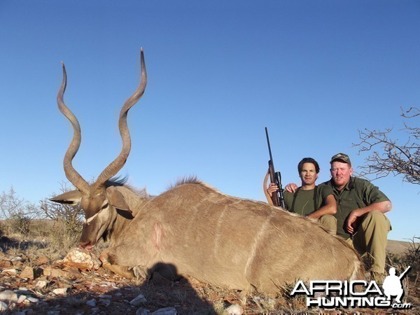 Kudu hunted with Wintershoek Johnny Vivier Safaris