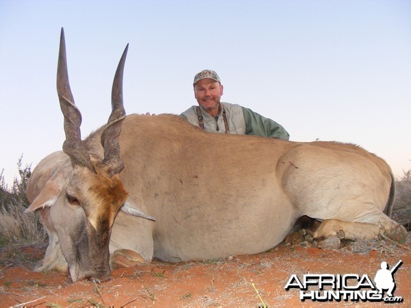 Eland hunted with Wintershoek Johnny Vivier Safaris