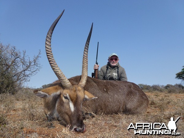 Waterbuck hunted with Wintershoek Johnny Vivier Safaris