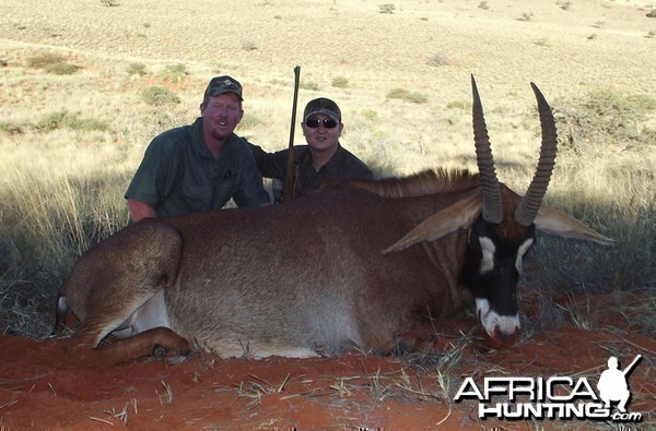 Roan hunted with Wintershoek Johnny Vivier Safaris