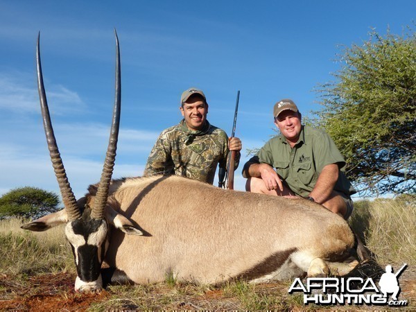 Gemsbok hunted with Wintershoek Johnny Vivier Safaris