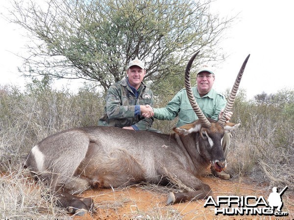 Waterbuck hunted with Wintershoek Johnny Vivier Safaris