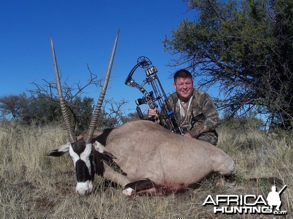 Gemsbok hunted with Wintershoek Johnny Vivier Safaris