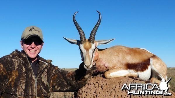 Springbok hunted with Wintershoek Johnny Vivier Safaris