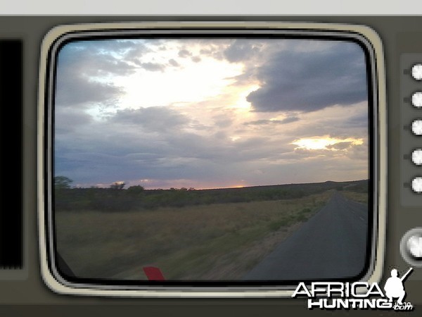 My sunset Outjo namibia