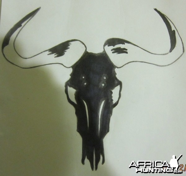 African Hunting Decal Sticker