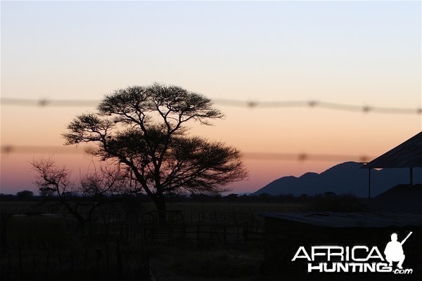 My first Namibian Sunset