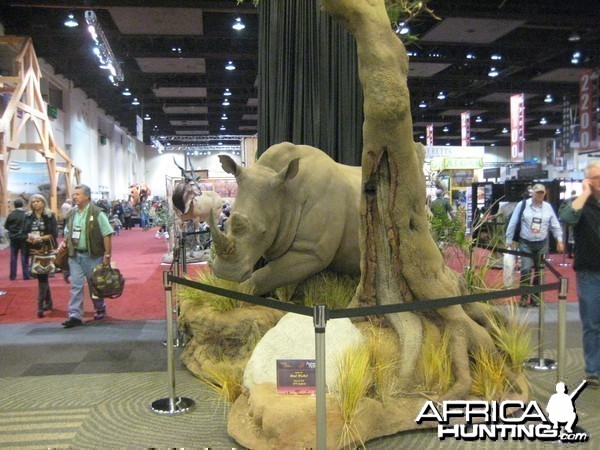 Taxidermy at Safari Club International Convention