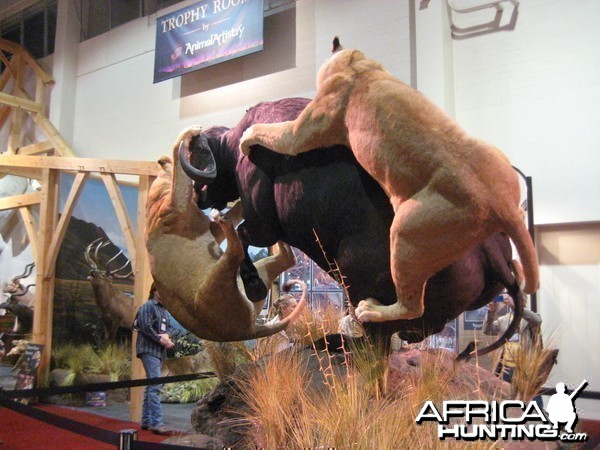 Taxidermy at Safari Club International Convention