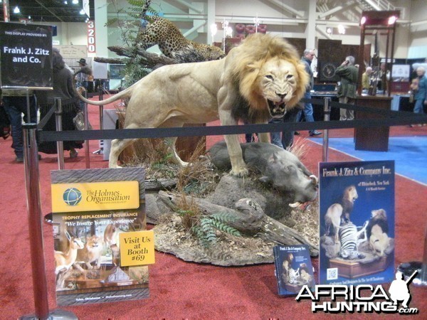 Taxidermy at Safari Club International Convention