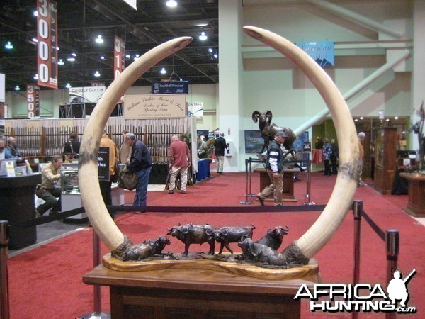 Taxidermy at Safari Club International Convention