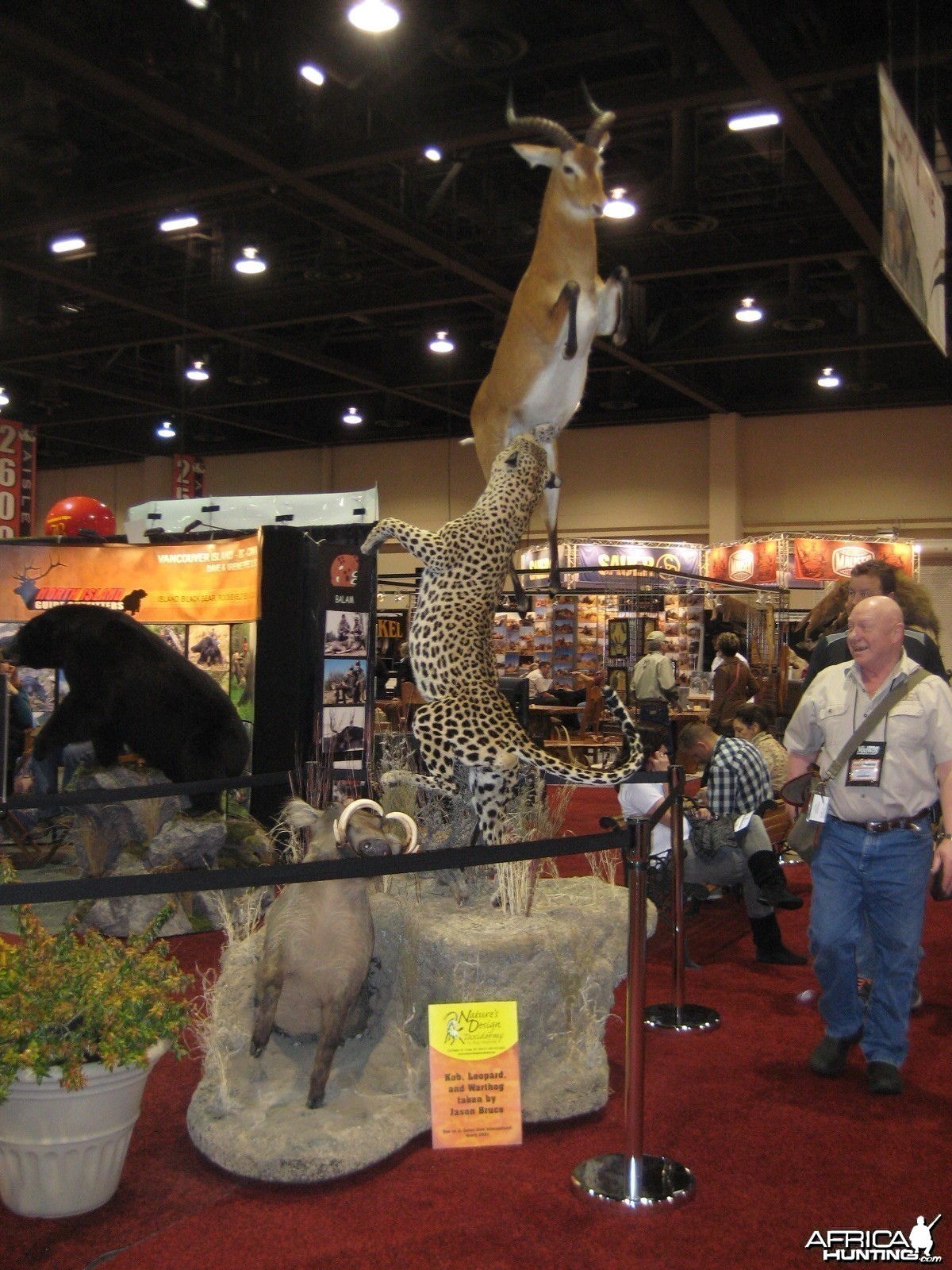 Taxidermy at Safari Club International Convention