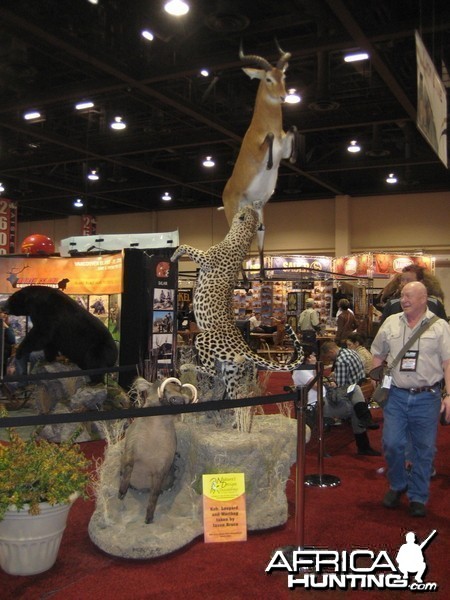 Taxidermy at Safari Club International Convention