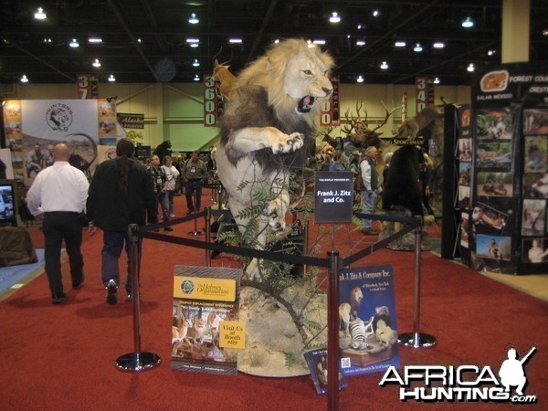 Taxidermy at Safari Club International Convention