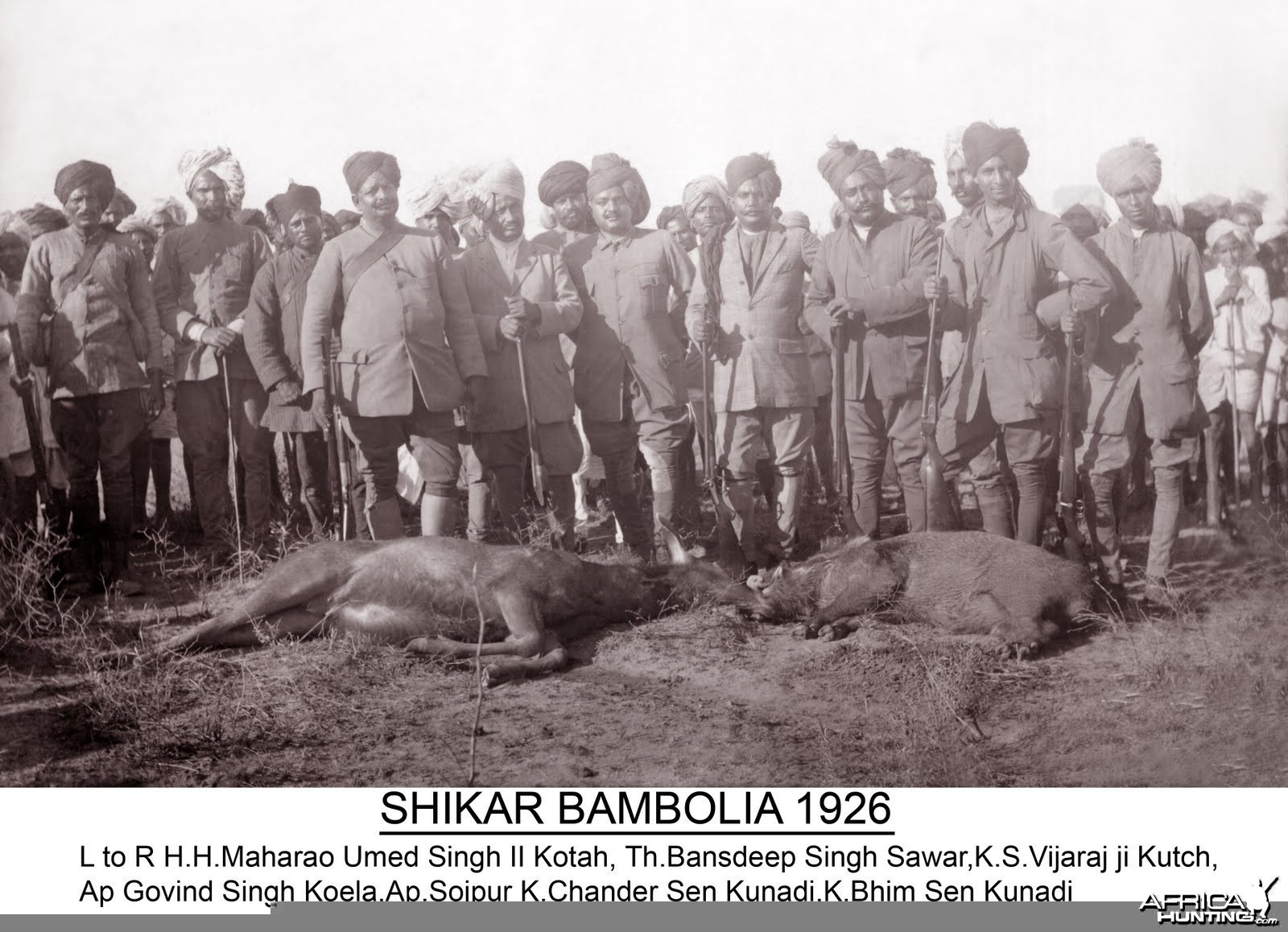 Hunting in Bambolia - 1926