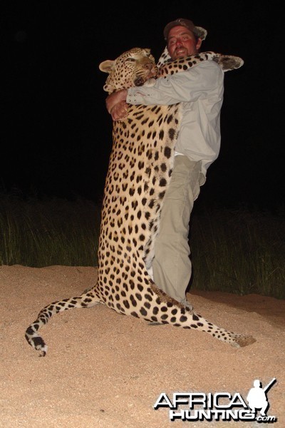 Namibia No 1 Leopard shot with African Twilight Safaris