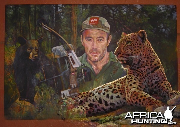 Hunting Trophy Portrait by Dawie Fourie