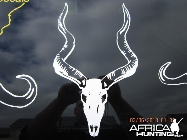 Kudu Decal Stickers