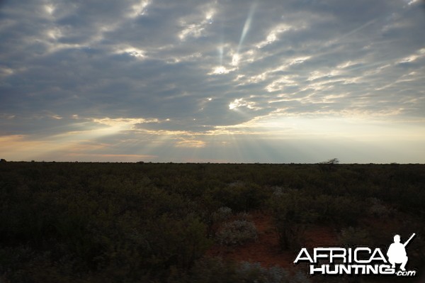 First Kalahari Sun Rise